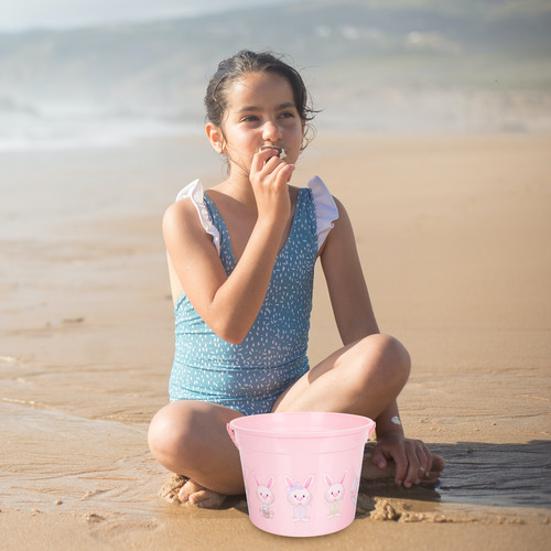 Cubo De Playa Con Mango De Cubo De Hielo, Dibujos Animados