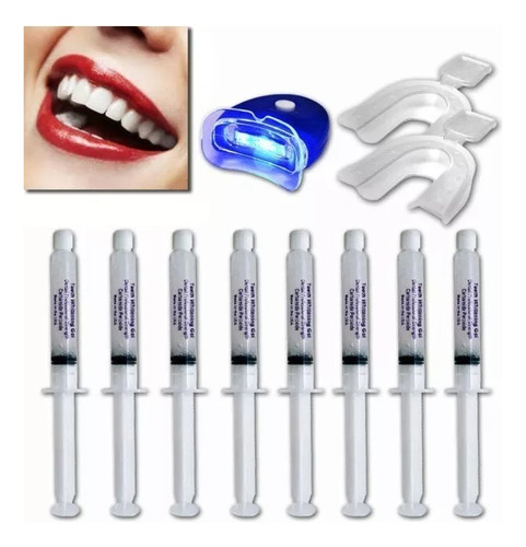 Kit Blanqueador Dental Profesional 8 Jeringas 44% U.s.a 