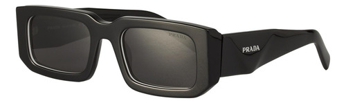 Prada Spr 06ys 09q-5s0 Square Shape Abstract Black White (Usado)