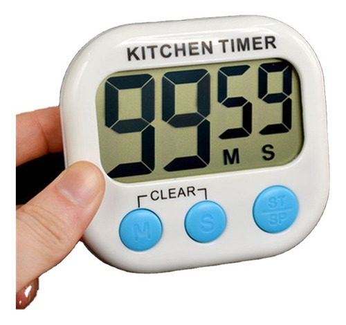 Cronómetro Digital Alarma Temporizador Cocina Lcd Digital