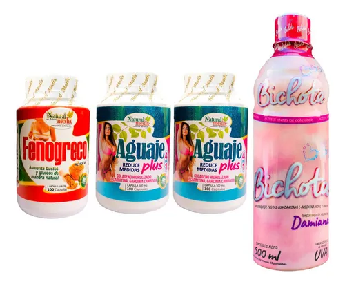 Multuvitaminico Aguaje Plus X2 + Multuvitaminico Fenogreco+ Bichota