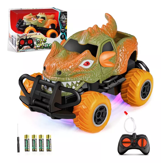 Coche De Juguete De Dinosaurio A Control Remoto Para Niños