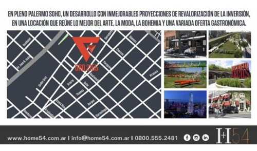 Imagen 11 de 30 de Pre-venta - Excelentes Departamentoss De 1, 2 Y 3 Ambientes En La Zona Más Vibrante De Palermo - Soho