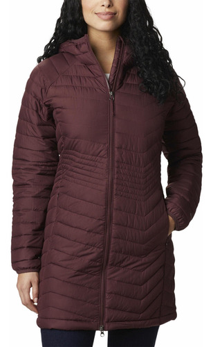 Parka Mujer Powder Lite Mid Jkt Rojo Columbia