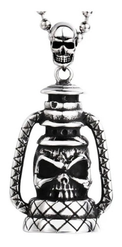 Beier Dije Acero Inoxidable Unisex Calavera Linterna Lhp156