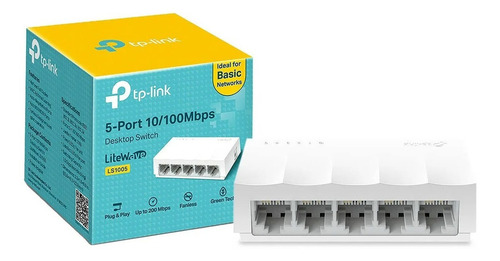 Tp-link Switch De Escritorio De 5 Ptos 10/100/ Ls1005