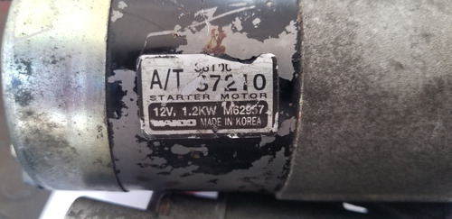 Motor Arranque Santa Fe Tiburon Sportage 2.7 /sonata 2.5 (Usado)