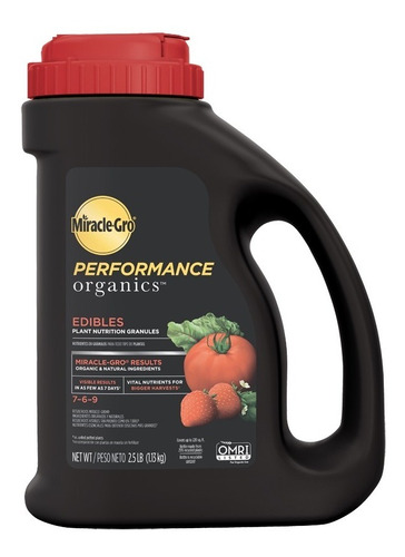 Miracle-gro Organico Performance Comestibles 1.13kg