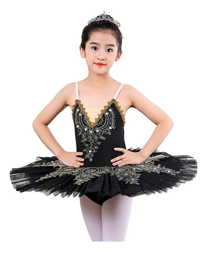 Leotardos Con Falda Para Niña, Traje De Baile De Ballet Con