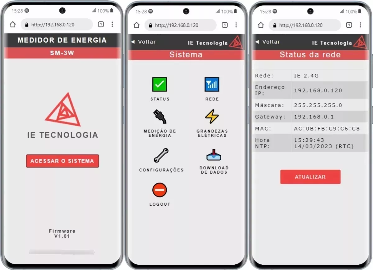 Terceira imagem para pesquisa de kit medidor consumo energia trifasico wifi