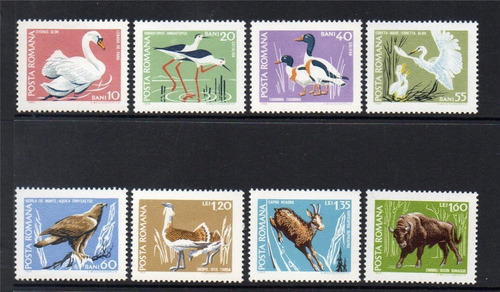 Estampillas Rumania 1968 - Protección A La Fauna Silvestre