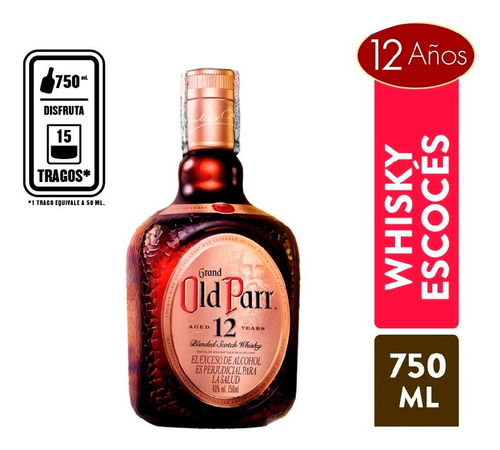 Whisky Old Parr 12 Años 750 Ml