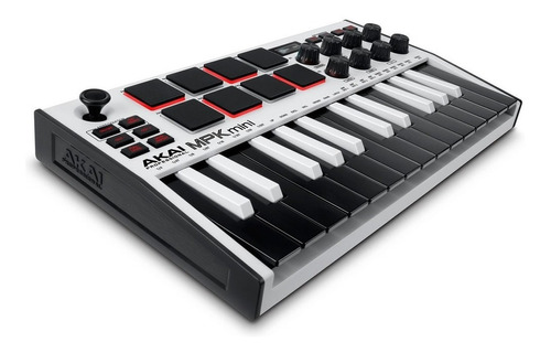 Controlador Akai Mpk Mini Blanco