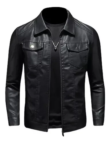 Chaqueta en cuero para hombre. - Puli Cuero