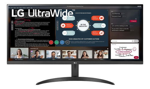 LG 34wp500-b Ultrawide Monitor 34 Ips Wfhd 75hz 5ms Amd