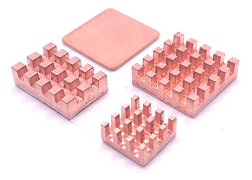 Kit De Disipador Térmico Easycargo Raspberry Pi 4 De Cobre +