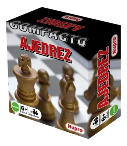 Compacto Juego De Mesa Ajedrez Nupro