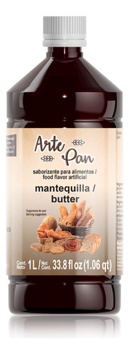 Concentrado Saborizante Mantequilla Arte Pan 1 Litro