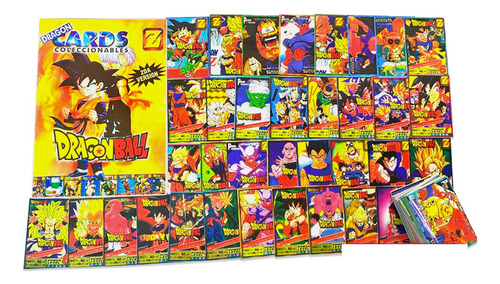 Cards Dragon Ball Z + Cuaderno Coleccionador