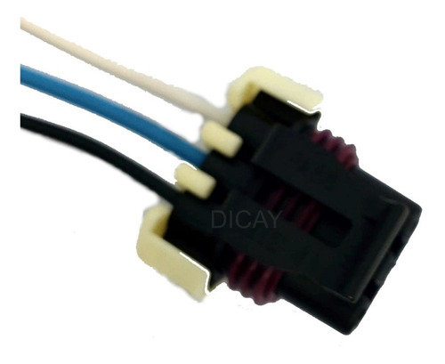 Imagen 3 de 3 de Conector 3 Vías Bobina Chevrolet /sensor Velocimetro Daewoo
