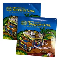 Comprar Cuerdas Concertina Tiple Requinto Acero Inoxidable 12c Pack2