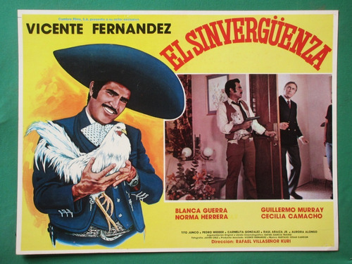 Vicente Fernandez El Sinvergüenza Blanca Guerra Cartel 4