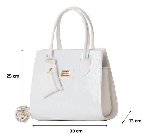Bolso De Mujer Fana Brina Color Blanco Especial M3827 !!!