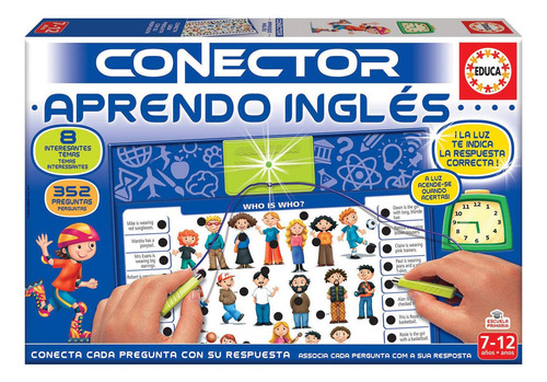 Imagen 1 de 6 de Puzzle Conector Aprendo Ingles Rompecabezas Didactico Educa®