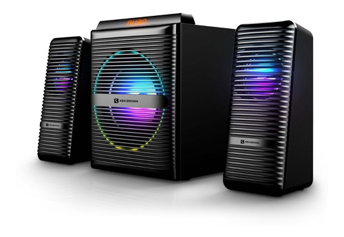 Parlantes Gamer 2.1 Woofer Rgb Bluetooth Usb Envolvente Fm