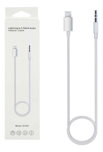 Pack X2 Cables Auxiliar Para Iphone Lightning A Jack 3.5mm