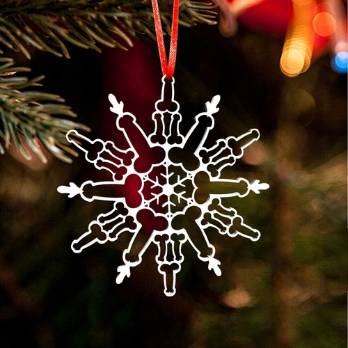 . M Christmas Decorations Adornos De Copos De Nieve