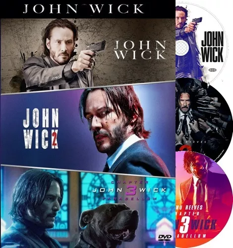 Coleção Trilogia John Wick 1, 2 e 3 Filmes em dvd em Promoção na Americanas
