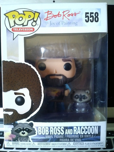 Bob Ross And Raccoon 558 Pop