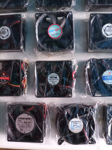 Imagen 5 de 5 de Ventiladores 8cm 12v
