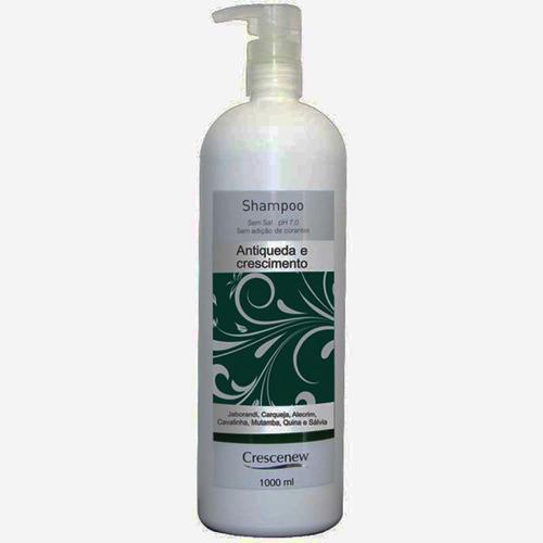 Imagem 2 de 3 de Shampoo E Condicionador Anti-queda Crescenew 1 Litro - Alumã