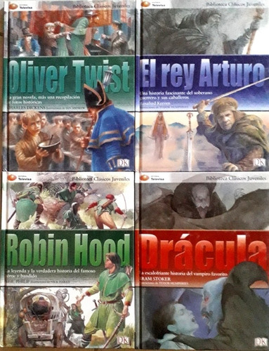 Biblioteca Clasicos Juveniles, 8 Clásicos (Usado)