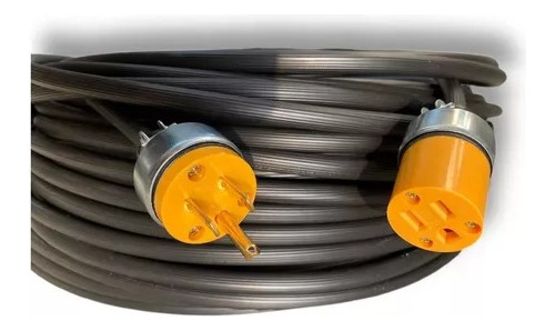 Extensión De Cable Uso Rudo Calibre 12 Sanelec 10 Metros