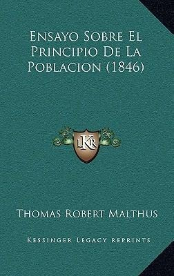 Ensayo Sobre El Principio De La Poblacion (1846) - Thomas...