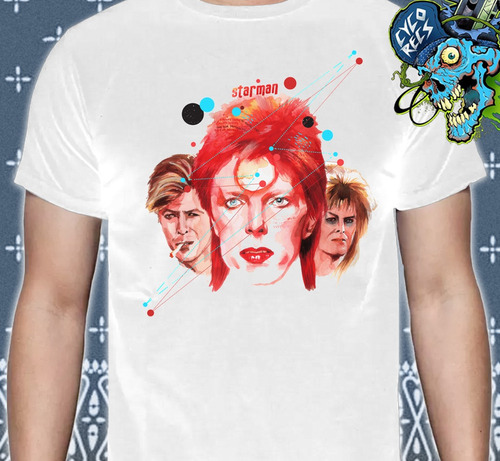 David Bowie - Faces - Rock - Pop - Polera- Cyco Records