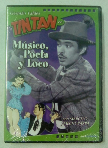 Dvd Musico Poeta Y Loco German Valdes Tin Tan Original Nueva