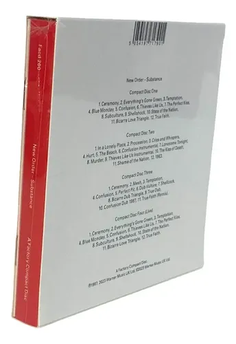 Box New Order - Substance 1987 Deluxe 2023 Remaster - 4 Cd