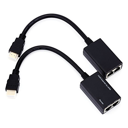 Extensor/repetidor Hdmi De 30m Través De Cat5e, Transm...