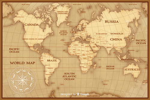 Vinilos Decorativos Mapa Mundi 100x50cm Mapa Mundi