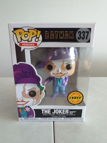 Funko Pop Batman 1989 The Joker Chase Y Sticker Game Stop (Usado)
