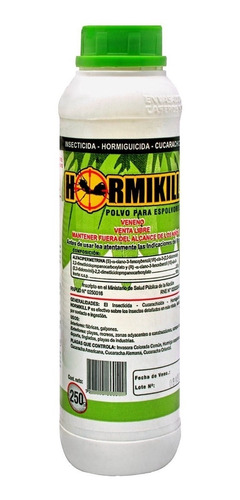 Polvo Insecticida Hormikill Tox Mata Hormiga Talquera X250gr