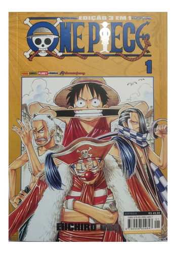 Livro One Piece 3 Em 1 Vol. 1