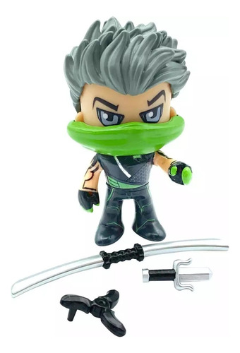  Figura De Accion Ninja Pinypon Action Con Accesorios Tts