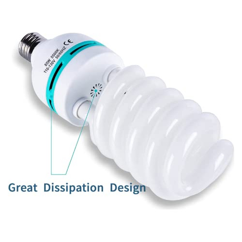 Bombilla De Luz De 85w 5500k Cfl De Luz Diurna Espiral ...