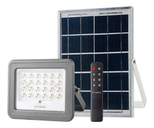 Reflector Led 30 W Solar Exterior Panel Control Remoto