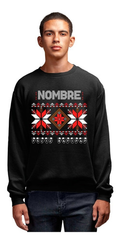 Imagen 2 de 7 de Sudadera Personalizada - Unisex - Navidad - Uggly Sweater